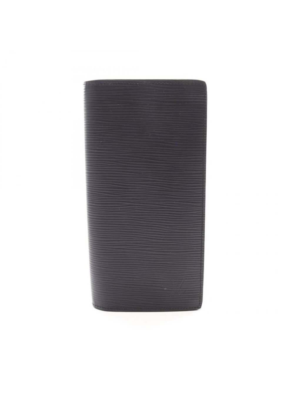 Louis Vuitton Bifold Wallet Portefeuille Brazza Epi Noir Leather